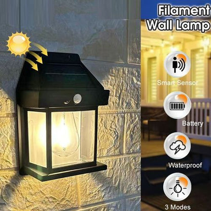 Lampe Murale Solaire Imperméable à LED