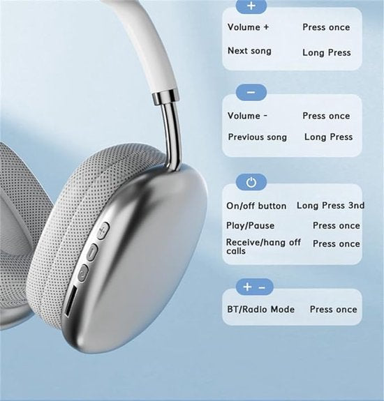 casque bluetooth p9 avec suppression du bruit