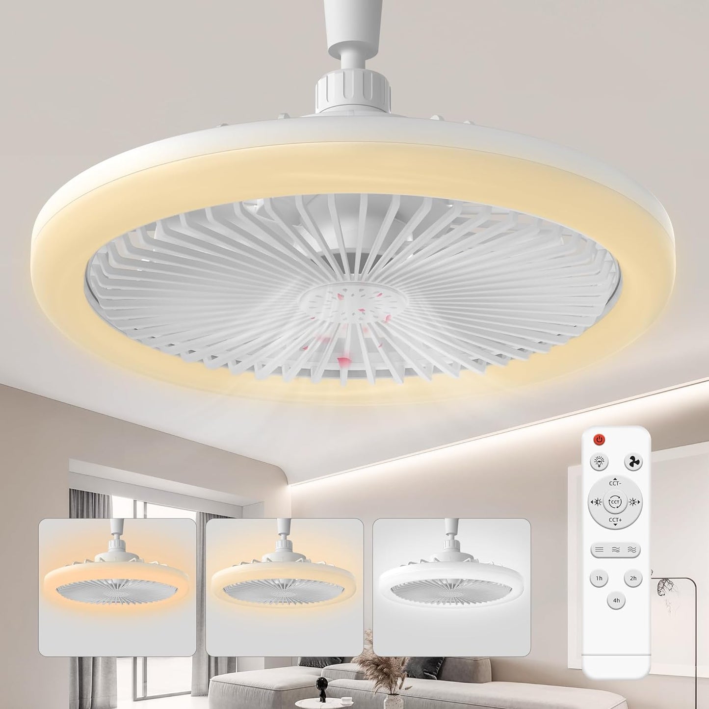 Ventilateur de plafond avec lumières